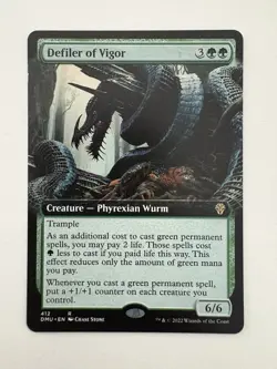 Defiler of Vigor Borderless MTG Magic the Gathering Card NM Near Mint DMU - Image 1