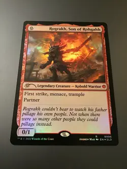 MTG Secret Lair #9996 Rograkh, Son of Rohgahh Foil - Image 1