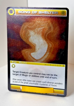 Song of Shelter - 1st edition - Rarity - Foil - Chaotic Card TCG - Mugic - Image 1