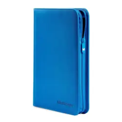 trading card binder 4 pocket mint keeper - blue - Image 1