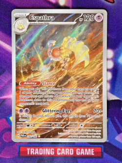 Pokemon Card - Espathra Paradox Rift 197/182 Illustration Rare NM/MINT - Image 1