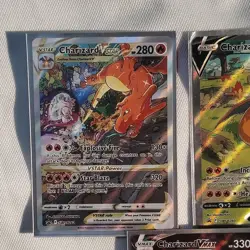 Nintendo Pokemon TCG 3-Card Charizard V/VMAX/VSTAR Promo Holo SWSH260-262 - Image 2