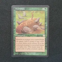 Wizards MTG Food Chain Mercadian Masques Enchantment Rare 246/350 English Green - Image 1