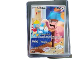 Pokemon TCG Lickitung Illustration Temporal Forces 180/162 NM - Image 1