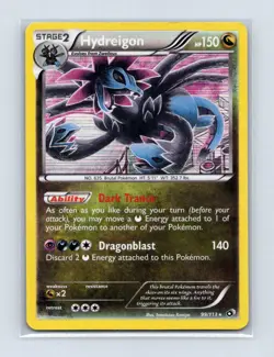 Hydreigon 99/113 Holo Holo Rare Legendary Treasures Pokemon Holo Lightly Played - Image 1