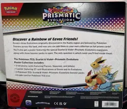 Pokemon TCG Scarlet Violet Prismatic Evolutions Poster Collection Box Sealed - Image 3