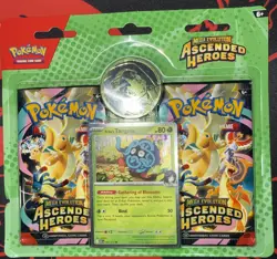 Pokemon TCG Mega Evolution Ascended Heroes 2-Pack Blister Erika's Tangela Sealed - Image 2
