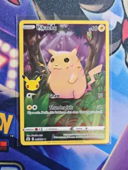 Pokemon - Sword & Shield Celebrations (25th) - Pikachu 5/25 NM - Image 1