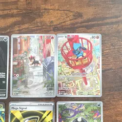 Pokemon TCG Mega Venusaur ex Spiritomb Litleo Riolu Mega Signal Lot 6 Holo - Image 2