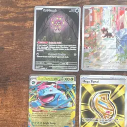 Pokemon TCG Mega Venusaur ex Spiritomb Litleo Riolu Mega Signal Lot 6 Holo - Image 4
