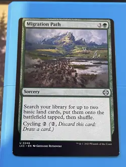 Minor Miscut - Migration Path - MTG Magic the Gathering Oddity Error - Image 1