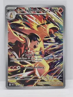 Pokemon TCG Ethan’s Typhlosion 190/182 Full Art Destined Rivals Mint Typhlosion - Image 1