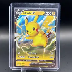 Pokemon Fusion Strike Pikachu V 086/264 NM TCG - Image 3