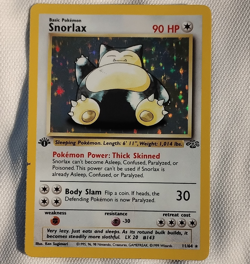 Wizards Snorlax 11/64 Jungle 1st Edition Holo Rare 90 HP ENG 1999 - Image 1