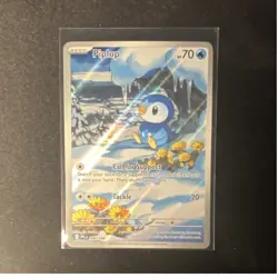 Pokemon TCG Piplup 098/094 Me02 Phantasmal Flames Holo IR EN 70 HP - Image 1