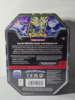 🌟Pokemon TCG Azure LegendsTin Xerneas ex Sealed 4 BoosterPacks Promo CardMint⬇ - Image 3