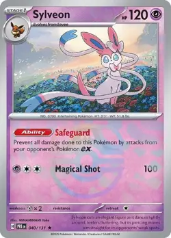 1x Sylveon (Master Ball Pattern) - 040/131 - Rare - Reverse Holo NM-Mint Pokemon - Image 1