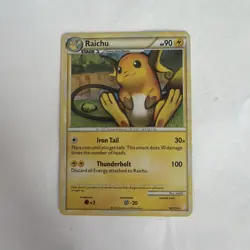 Raichu HeartGold SoulSilver 10/123 Holofoil Lightly Played - Image 1