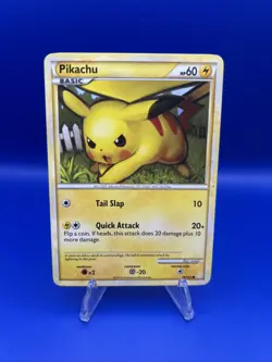 Pikachu 78/123 - HeartGold & SoulSilver Non-Holo NM/LP Pokemon TCG - Image 1
