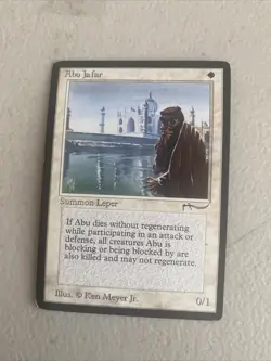 Abu Jafar mtg - LP - MTG - Arabian Nights Magic Gathering - Image 1
