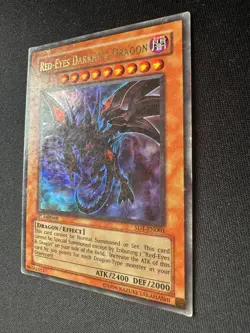 Red-Eyes Darkness Dragon - Ultra Rare 1st Edition SD1-EN001 - HP - YuGiOh - Image 3
