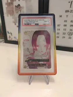 Bandai One Piece CCG PSA 10 You'll Frighten Me... Alt Art Foil Rare OP14-118 - Image 1