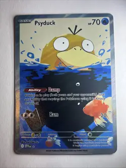 Psyduck Holo ART Card, Full Art, This Is NOT A Pokemon Game Card - Image 1