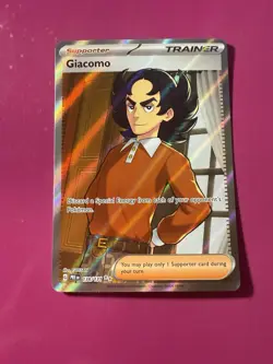 Giacomo 138/131 Full Art NM/M Prismatic Evolutions Pokemon Card - Image 1