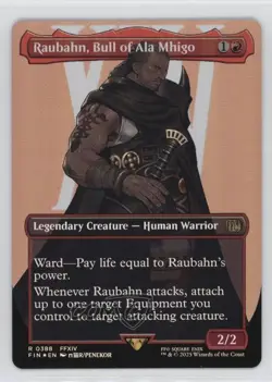 Raubahn Bull of Ala Mhigo (Borderless Number) Foil #0388 - Image 1