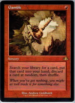 MTG - Gamble Retro Frame - Dominaria Remastered - NM - Image 1