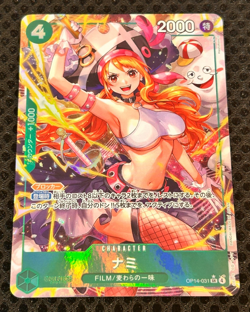 One Piece Card Game Nami OP14-031 SR Special Rare FILM Japanese Holo Blocker - Image 1