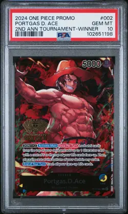 One Piece 2nd Anniversary WINNER 3 Brothers Luffy Sabo Ace Sequential PSA 10 - Image 3