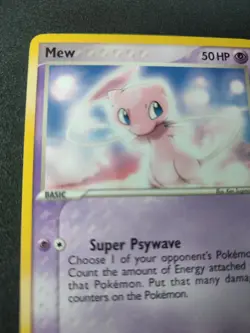 Pokemon TCG EX Holon Phantoms Mew 111/110 Promo Regular 50 HP Card English - Image 5