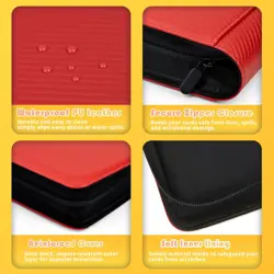 Premium 1000+ Pockets Trading Card Binder, 16-Pocket Ringless Side-Loading Al... - Image 5