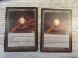 2x Worn Powerstone - Urza's Saga - EX - German - OOP MTG - Image 1