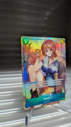 Nami (Alt Art) OP09-050 R Emperors in the New World ONE PIECE Card Game English - Image 2