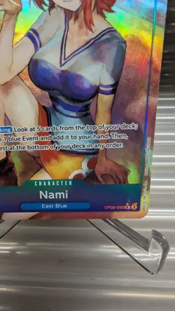Nami (Alt Art) OP09-050 R Emperors in the New World ONE PIECE Card Game English - Image 4