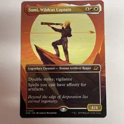Sami, Wildcat Captain (Borderless) Edge of Eternities #301 Mythic - Image 1