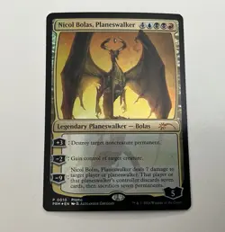 MTG Nicol Bolas, Planeswalker (0010) *Foil* Promo Costco NM/MT Free Ship - Image 1