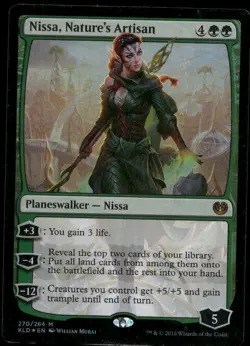 FOIL NISSA, NATURE'S ARTISAN KALADESH MAGIC: THE GATHERING LP - Image 1