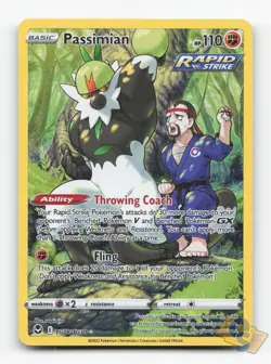 Pokemon TCG - Passimian TG08/TG30 NM Holo Silver Tempest Trainer Gallery - Image 1