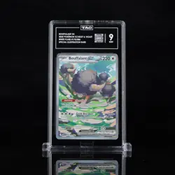 Pokemon Bouffalant ex 170/86 SAR TAG 9 MINT GRADED ENGLISH WHITE FLARE - Image 1