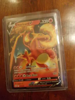 Pokemon TCG Charizard V Sword & Shield: Brilliant Stars 017/172 Holo Ultra Rare - Image 1