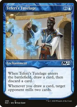 Teferi's Tutelage SHOWCASE 1x MtG 2021 m21 Core Edition SP/NM - Image 1