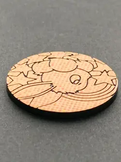 Eevee plastic medal coin Holo Pokemon Japanese Pocket Monster NINTENDO Rare - Image 4