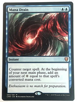 Mana Drain, Magic the Gathering, Commander Legends, #80 - NM - Image 1