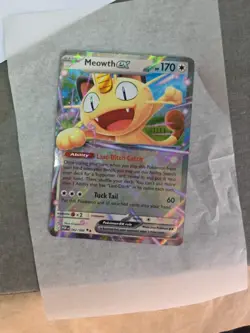 Meowth Ex 062/088 - Double Rare - Mega Evolution: Perfect Order - Pokemon TCG - Image 1