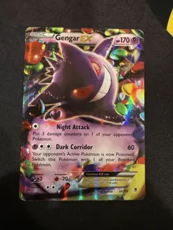 Gengar EX 34/119 Ultra Rare- Pokemon TCG XY Phantom Forces MP Read Description - Image 1