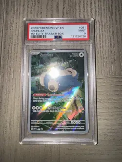 2023 POKEMON SVP EN-SV BLACK STAR PROMO 151 ELITE TRAINER BOX #051 SNORLAX PSA 9 - Image 1