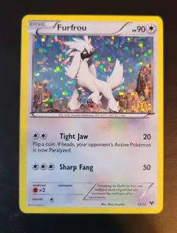 Pokemon TCG McDonald's Promo Furfrou 12/12 NM - Image 1